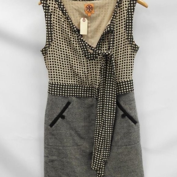 Tory Burch NWOT Roderick Combo Dress Size 10 - Picture 3 of 8